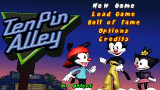 Animaniacs Ten Pin Alley All Characters PS1 [upl. by Ahsiam]