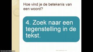 Woordenschat woordbetekenissen vinden in een tekst [upl. by Nod240]