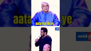 Salman Khan to Jaya Bachchan about Salim javed are brats shorts viral salmankhan youtubeshorts [upl. by Einnaj841]