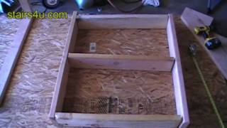 Stair Landing Framing Tips  Carpenter Training Tips [upl. by Nitfa734]