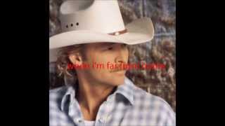 Thank God for the Radio Lyric Video Alan Jackson [upl. by Imaon]