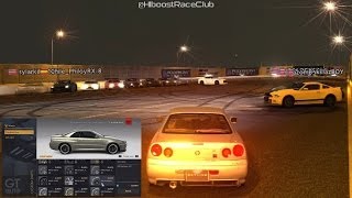 Gran Turismo 6  1400HP TurboNitrous R34 Skyline GTR Build  High HP Meet [upl. by Odnalref]