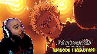 THIS ANIMATION IS INSANE Fate Strange Fake Episode 1 Reaction amp Review [upl. by Berta]