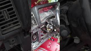 Jeep tj wrangler heater box heater core without removing steering wheel [upl. by Petta570]