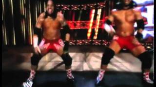 Jimmy and Jay Uso perform the Samoan war dance on Friday night Smack Down [upl. by Kall626]