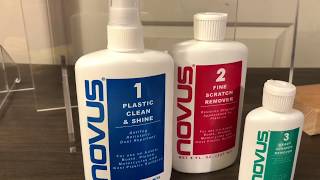 Keeping Acrylic Like New  Novus Acrylic Polish [upl. by Aniad]