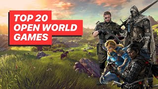 TOP 20 BEST OPEN WORLD GAMES RANKED  PS5 PS4 PC XSX XB1 SWITCH [upl. by Shanney]