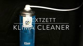 Applying nextzett Klima Cleaner Professional Evaporator Cleaner [upl. by Garlen159]