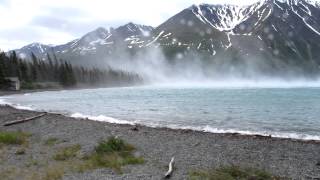 Katabatic Winds  Extreme Gusts in Kluane National Park Yukon Canada [upl. by Hoye]