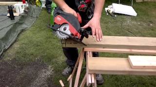 HILTI WSC 265 KE Часть 4 Тест  обзор ручной дисковой пилы с диском BOSCH OptiLine Wood 180x2030x [upl. by Adrianne]