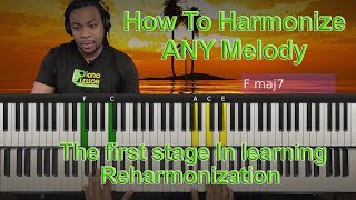 Harmonizing Any Melody On Piano Made Easy [upl. by Brian349]