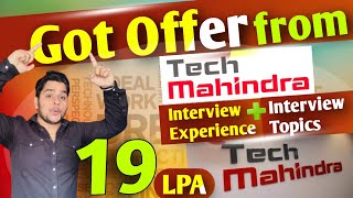 19 LPA Tech Mahindra Interview Experience  Interview questions  Java Springboot Microservices  AA [upl. by Nnayllehs]