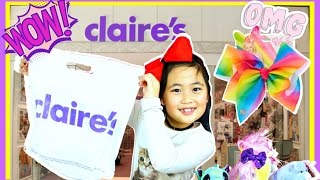 Huge Claires Birthday Haul JoJo Siwa bows and accessories merchandise [upl. by Iila]