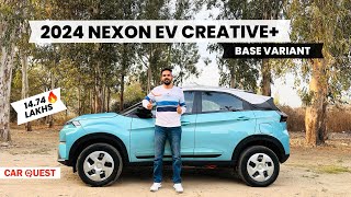 2024 Nexon EV Base Variant Walkaround  Creative Plus  Car Quest [upl. by Sunev]