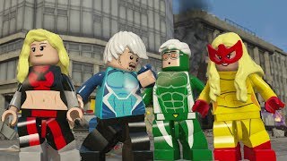 LEGO Marvels Avengers  All Speedsters Gameplay Mark 40 Quicksilver Speed Stan Lee etc [upl. by Shelbi]