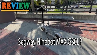 Segway Ninebot MAX G30LP Review  Should You Buy This Electric Scooter [upl. by Alilak]