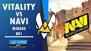 VITALITY VS NAVI LE MATCH EXTRAORDINAIRE KATOWICE 2019 [upl. by Lellih]