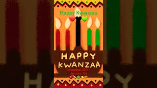 Happy Kwanzaa ❤️🖤💚 kwanzaa happykwanzaa africancelebration [upl. by Raff]