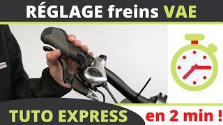 TUTO EXPRESS  RÉGLAGE des FREINS du VAE en 2min VÉLOBECANE [upl. by Eidnalem]