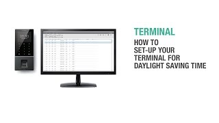 Terminal Setting up your terminal for Daylight Saving Time DLST [upl. by Anaerol703]