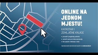 Katastar i zemljišne knjige online  Uređena zemlja [upl. by Talanian]