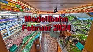 Meine HO Modellbahn im Februar 2024 [upl. by Nnanaej]