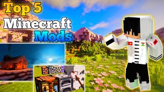 Top 5 Mods for Minecraft PE 120  Best Minecraft Mods for Survival  Rangegamer7 [upl. by Durware194]