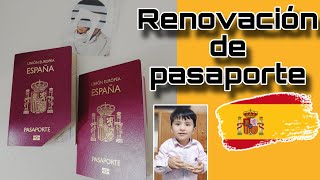 RENOVACIÓN DE PASAPORTE 🇪🇸  Documentación Español para Menor de edad 2024 [upl. by Notlih]