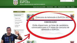 SAIU A CLASSIFICAÇÃO DA ESPCEX 2022  QUAL FOI A NOTA DE CORTE [upl. by Aicak370]