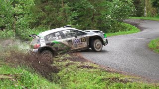 Rallye Vosges Grand Est 2024  CRASHES amp MISTAKES [upl. by Hnacogn]