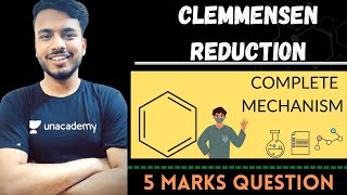 clemmensen reduction mechanism  clemmensen reduction b pharmacy  clemmensen reduction by sg sir [upl. by Nojad71]