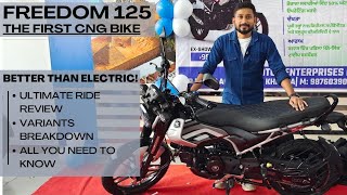 Bajaj Freedom 125 CNG Full Ride Review WalkAround Pros amp Cons [upl. by Hootman]