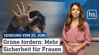 SicherheitsPaket für Frauen gefordert  hessenschau vom 25062024 [upl. by Onairotciv790]