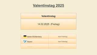 Valentinstag 2025 [upl. by Esirahc]