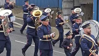 Kilkeel UDR Association CGC Parade Kilkeel 21st May 2023 [upl. by Amitie]