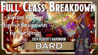 DampD 2024 Bard Full Class Breakdown [upl. by Sillyhp]