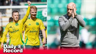 Hibs 0 Celtic 2 as Kuhn and McGregor wonder strike seal stylish win for champions [upl. by Eeluj]