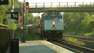 VIA Train 41 Westbound Brockville VIA Station Stop August 8 2024 [upl. by Daley]