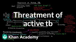 Treatment of Active TB  Infectious diseases  NCLEXRN  Khan Academy [upl. by Nerhe]