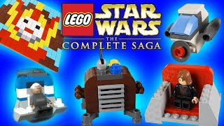 Another 12 DIY Lego Star Wars The Complete Saga Builds [upl. by Ahsinac]