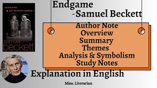 Endgame by Samuel Beckett Overview Characters Summary Analysis Notes endgame samuelbeckett [upl. by Nylimaj926]