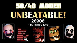 Ultimate Custom Night  5040 Mode Completed [upl. by Acihsay]