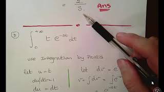 Laplace Transform From First Principles  Example 1 [upl. by Ebanreb352]