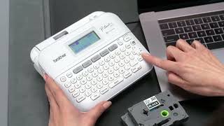 The P touch PT D410 Label Maker Designed for More Efficient Home and Office Organization [upl. by Amitak118]