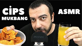 CİPS MUKBANG ASMR  ROLEPLAY ASMR [upl. by Nyvek]