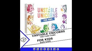 Unstable Unicorns For Kids  Base Game [upl. by Epul]