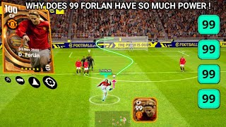 WHY DOES 99 FORLAN HAVE SO MUCH POWER 🥶 BIG TIME FORLAN IS REALLY INSANE [upl. by Docilu712]