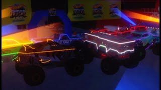 Hot Wheels Monster Trucks Live Glow Party  Rigs Of Rods Showcase [upl. by Delaine888]