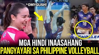 Mga HINDI INAASAHANG PANGYAYARI sa PHILIPPINE VOLLEYBALL [upl. by Dlanar]