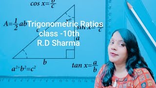 Trigonometric Ratios chapter 10  class 10th  example 11 From RD Sharma [upl. by Curry]